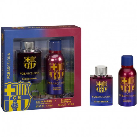 Coffret Cadeau - Eau de toilette 100ml et déodorant spray 150ml - FC  Barcelona