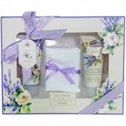 Coffret de Bain - Les Belles Fleurs - Lavande - 3 Pcs