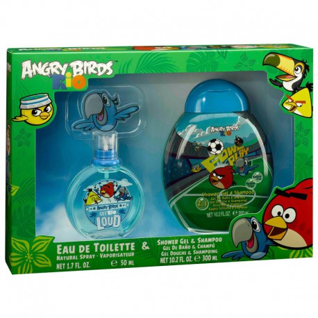Coffret Cadeau - Eau de toilette 50ml et Gel douche 300ml - RIO - Angry Birds