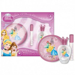 Cofffet cadeau - Eau de toilette 50ml avec un sac à main rond et un brillant à lèvres - Disney Princesse