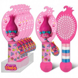 Brosse à cheveux avec élastiques - Trolls