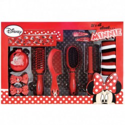 Coffret Cadeau beauté - Brosses et accessoires cheveux - Minnie - Disney Mickey & Minnie