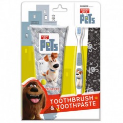 Coffret brosse à dents & dentifrice - The secret life of Pets