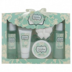 Coffret de Bain - Wild Garden - Fleur de Magnolia - 5 Pcs