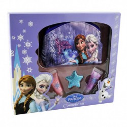 Coffret Cadeau Maquillage avec trousse - Frozen : La Reine des Neiges - 3 Pcs - Disney