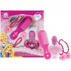 Coffret Cadeau Eau de toilette 20ml et accessoires beauté des cheveux - Disney Princess