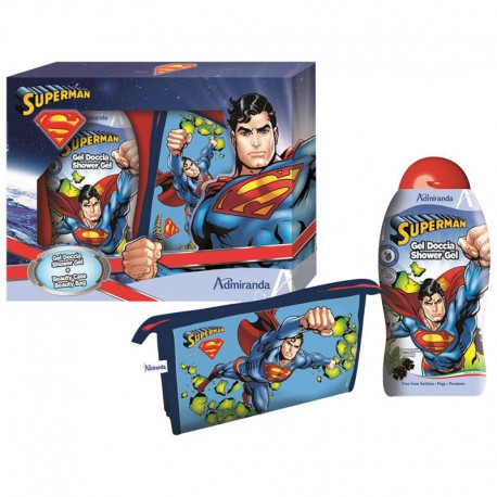 Coffret Cadeau Trousse - Superman - Peppermint & Ginseng - 2 Pcs