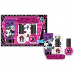 Coffret cadeau - Lotion mains et corps 30ml et set manucure accessoires pour ongles - Monster High