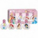 Coffret de 4 x Eau de toilette 9ml - Belle Cendrillon Jasmine Ariel - Disney Princesse
