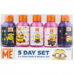 Coffret Gel bain et douche 5 jours - Minions