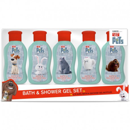 Coffret Gel bain et douche 5 jours - The secret life of Pets