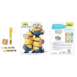 Coffret Cadeau -  Eau de toilette 10ml et sac suprises - Minions