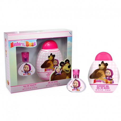 Coffret Cadeau - Eau de toilette 30ml et Gel douche 300ml - Masha et l'ours
