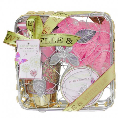 Coffret de Bain Métallique SHIMMER B&W - 3 Pièces - Grenade