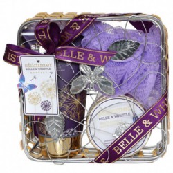Coffret de Bain Métallique SHIMMER B&W - 3 Pièces - Lavande