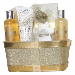 Corbeille de bain paillette Indulge me Gold