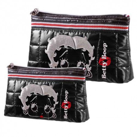 Betty Boop - Nylon Glaze - 2 Trousses de Toilette