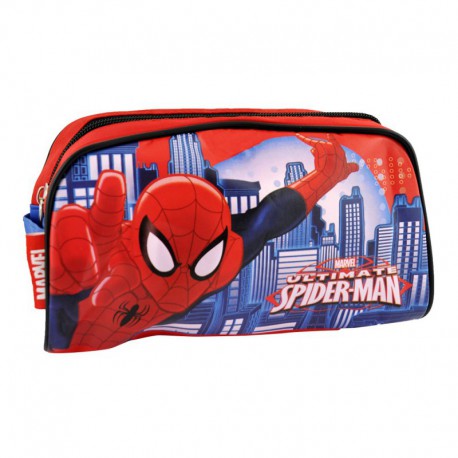 Spiderman - Cadeau Trousse de Toilette Marvel Spiderman Rouge et Bleu