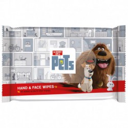 Lingettes visage et mains - The secret life of Pets