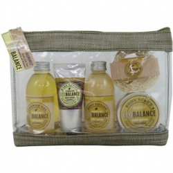 Trousse de Bain ECOBALANCE - 5 Pièces - Amandes au Miel