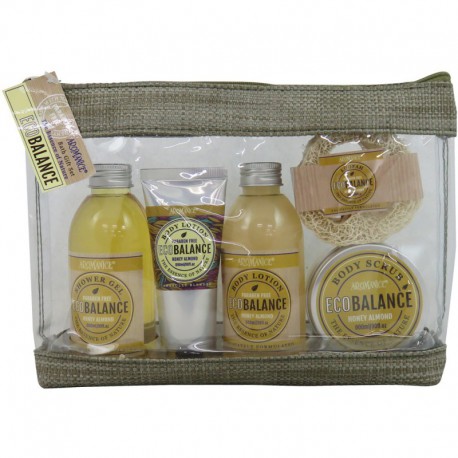 Trousse de Bain ECOBALANCE - 5 Pièces - Amandes au Miel