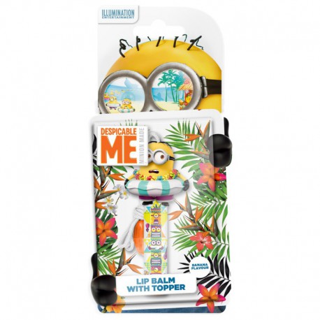 Beaume à lèvres 3D avec cordon - Minions Paradise