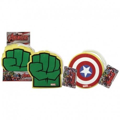 Gants de toilette - Captain America et Hulk