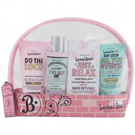 Trousse de Bain - Beautyous - Karité, Vanillet & Menthe Citronnée - 4 Pcs