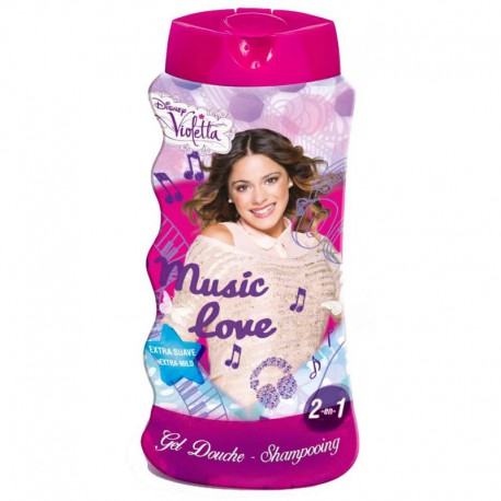 Gel douche et shampoing 2en1 - 475ml - Disney Violetta