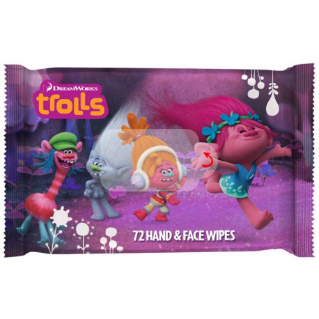 Lingettes mains et visage - Trolls