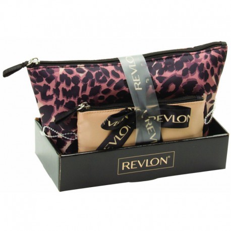 Trousse beaute - Cheetah - 2 Pieces  -Tote Set -Revlon