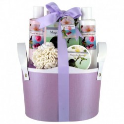Corbeille de Bain - Flower - Fleur de Cerise & Magnolia - 5 Pcs