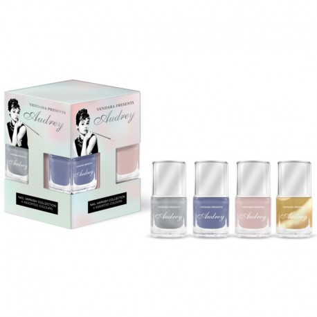4 vernis à ongles - Audrey Hepburn