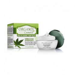 Crème de Nuit Nourrissante 100% BIO à l'Huile de Chanvre Certifié ECOCERT - 50ml