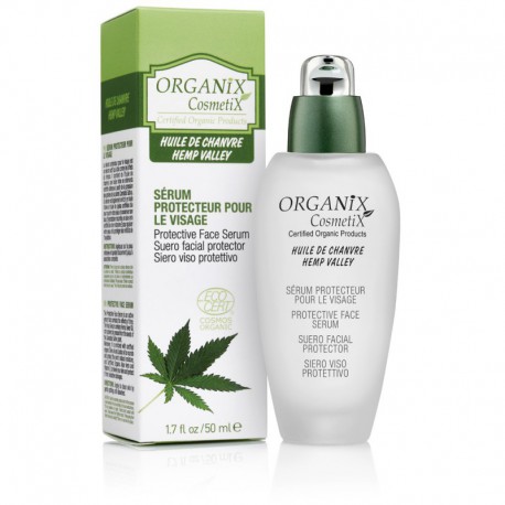 Sérum Protecteur Visage 100% BIO à l'Huile de Chanvre Certifié ECOCERT - 50ml