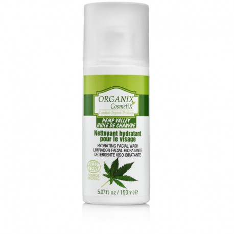 Nettoyant Hydratant Visage 100% BIO à l'Huile de Chanvre Certifié ECOCERT - 150ml