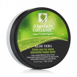 Crème Pour les Mains Hydratation Longue Durée 100% BIO à Aloe Vera Certifié ECOCERT - 100ml