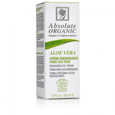 Crème Energisante Pour les Yeux 100% BIO à Aloe Vera Certifié ECOCERT - 30ml