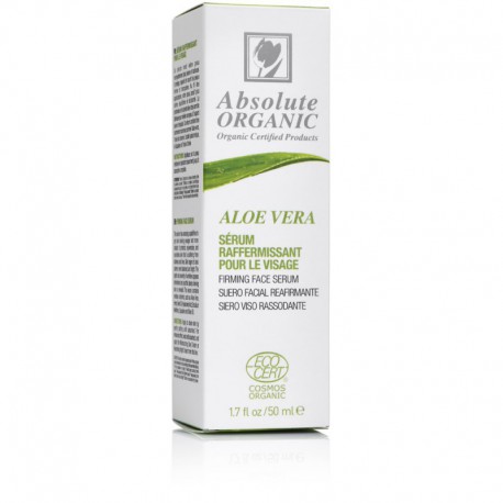 Sérum Raffermissant Pour le Visage 100% BIO à Aloe Vera Certifié ECOCERT - 50ml