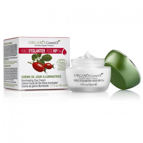 Crème de Jour Illuminatrice 100% BIO à l'Huile d'églantier Certifié ECOCERT - 50ml