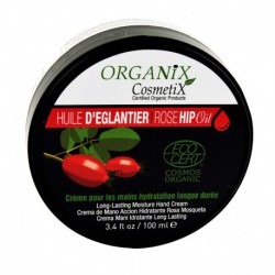Crème Pour les Mains Hydratation Longue Durée 100% BIO à l'Huile d'églantier Certifié ECOCERT - 100ml