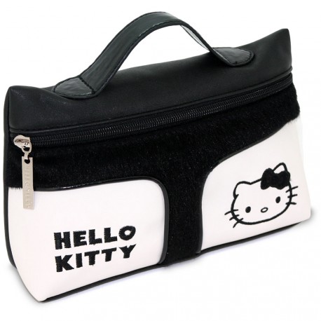 Trousse de toillette Blanche et Noir - Hello Kitty