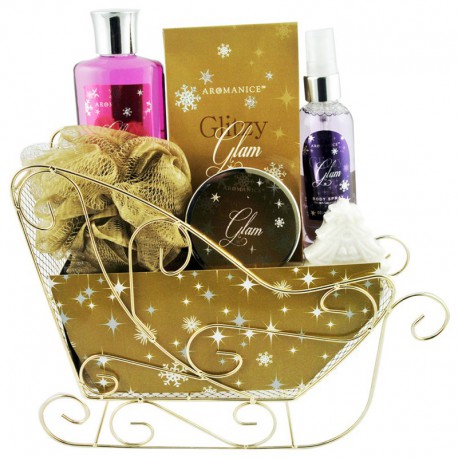 Coffret de Bain Traîneau - Glitzy Glam - Snowberry, Sugarberry & Vanille - 6 Pcs