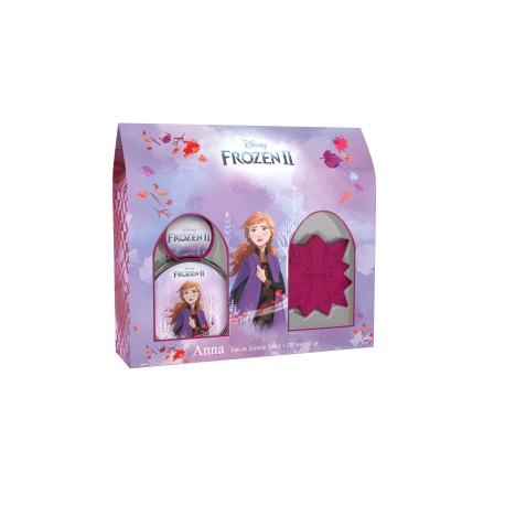 Coffret de parfum (50ml) et savonnette 3D (80gr) - Anna - Frozen 2