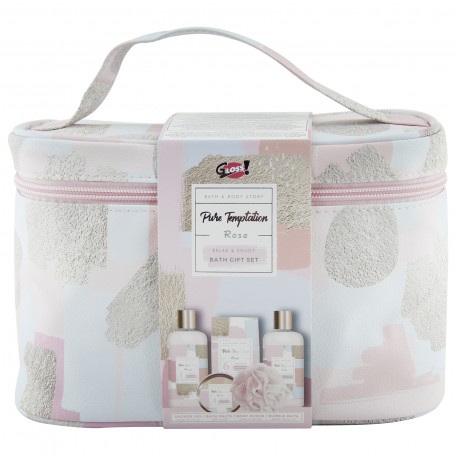 Coffret cadeau de beauté et bien-être pour le bain à la rose - Vanity