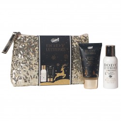 Trousse de bain pailletée - Vanille et tilleul - Idée cadeau beauté