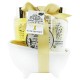 Coffret de bain - mini baignoire en céramique - Argan