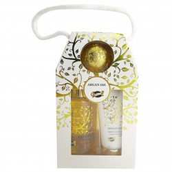Set de bain avec boule effervescente - Huile d'argan