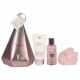 Coffret cadeau beauté de bain format voyage à la Rose