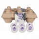 Coffret de bain et bien-être ecologique format boîte à œufs  à la lavande - boules de bain